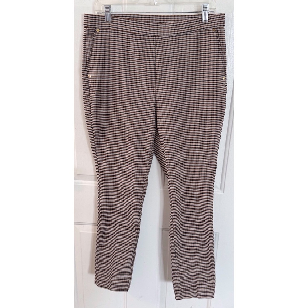 Anne Klein Plaid Ankle Pants Size Large